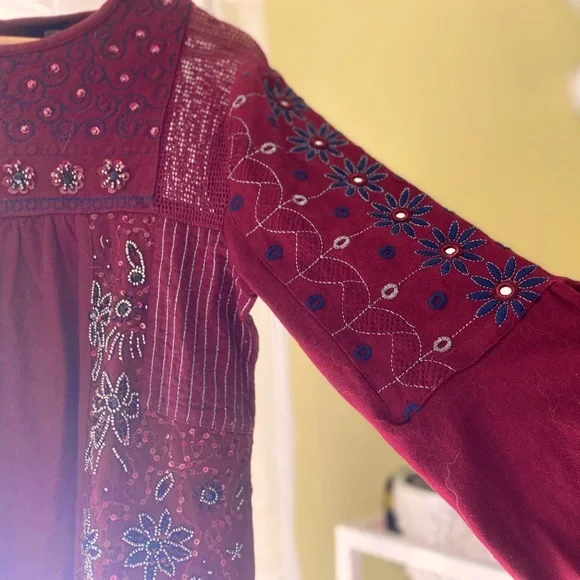 Free People | Beaded Open Back Top - Picture 4 of 7